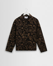 Iggy - Black And Khaki Chenille Jacquard Jacket