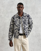 Iggy And Ecru Beach Jacquard Jacket