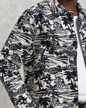 Iggy And Ecru Beach Jacquard Jacket