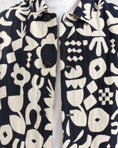 Iggy And Ecru Spin Jacquard Jacket