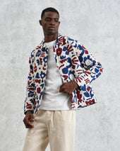 Iggy Red And Blue Spin Jacquard Jacket