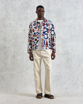 Iggy Red And Blue Spin Jacquard Jacket