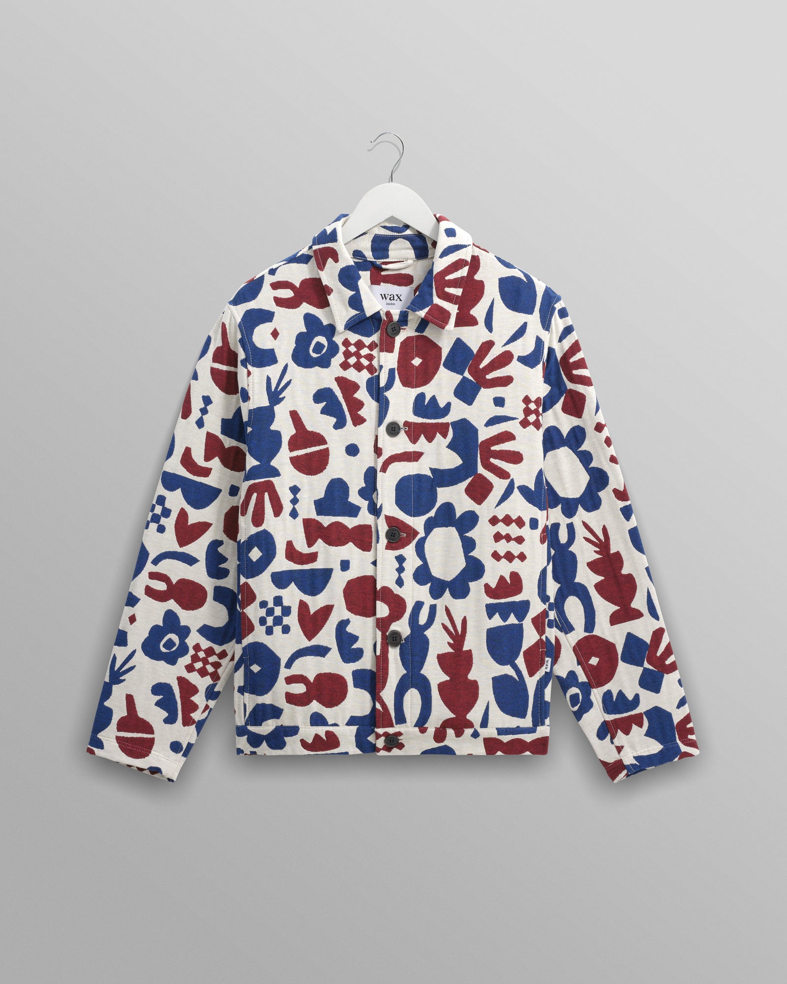 Iggy Red And Blue Spin Jacquard Jacket