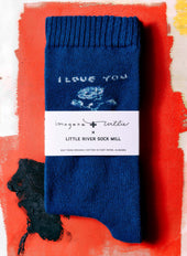 the "i love you" sock