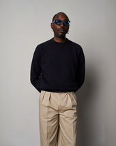 SW60 Raglan Loopback Sweater - Navy