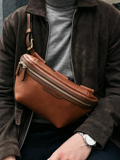 Belt Bag - Leather, Black