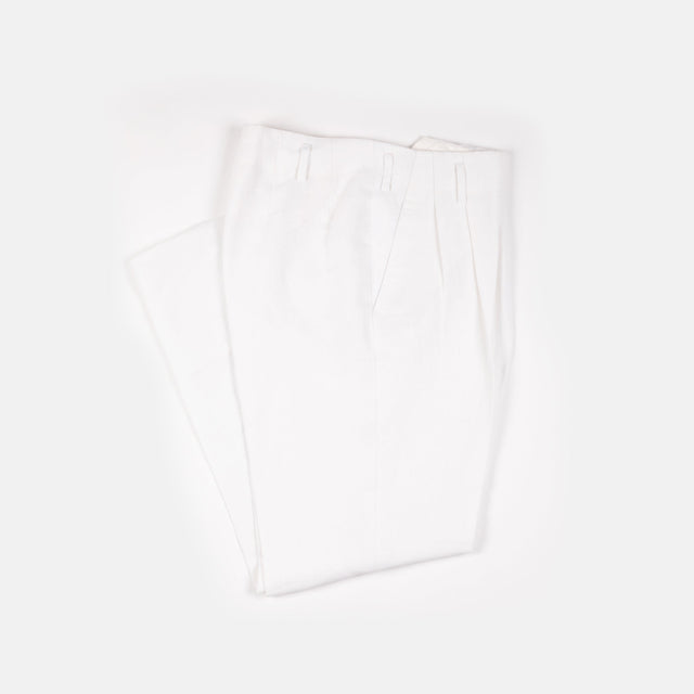 Hollywood Top Trousers in Crisp White