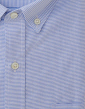 Classic blue short sleeves shirt