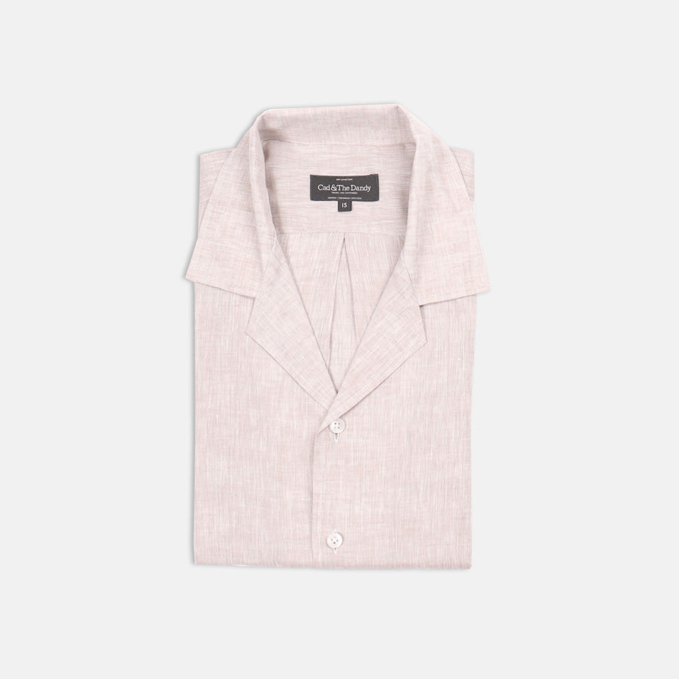 Riviera Collar Shirt In Linen