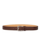 Belt R02 Xl Suede Sansevero Castana 35mm Buccle G01