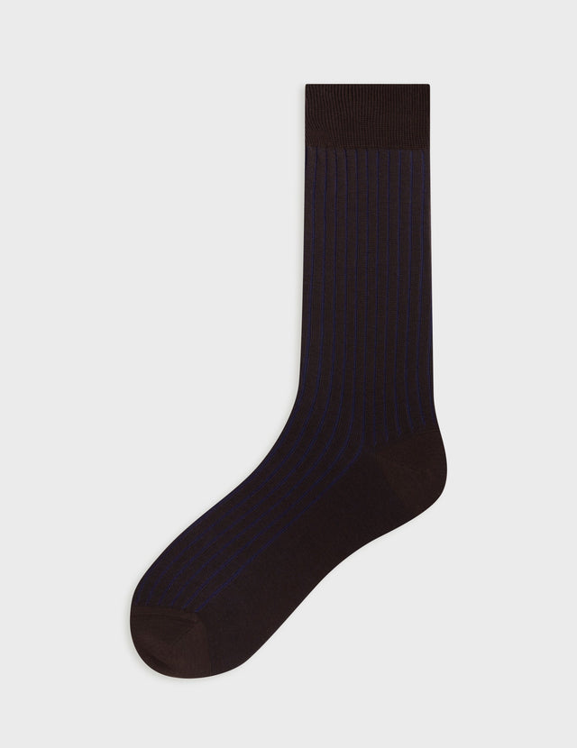 Chaussettes vanisées marron