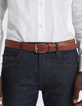 Ceinture En Cuir Marron