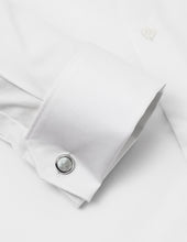 Mother Of Pearl And Silver Cufflinks