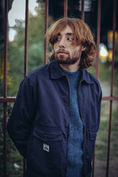 Work Uniform Greaser Garage Jacket 9 Oz Twill