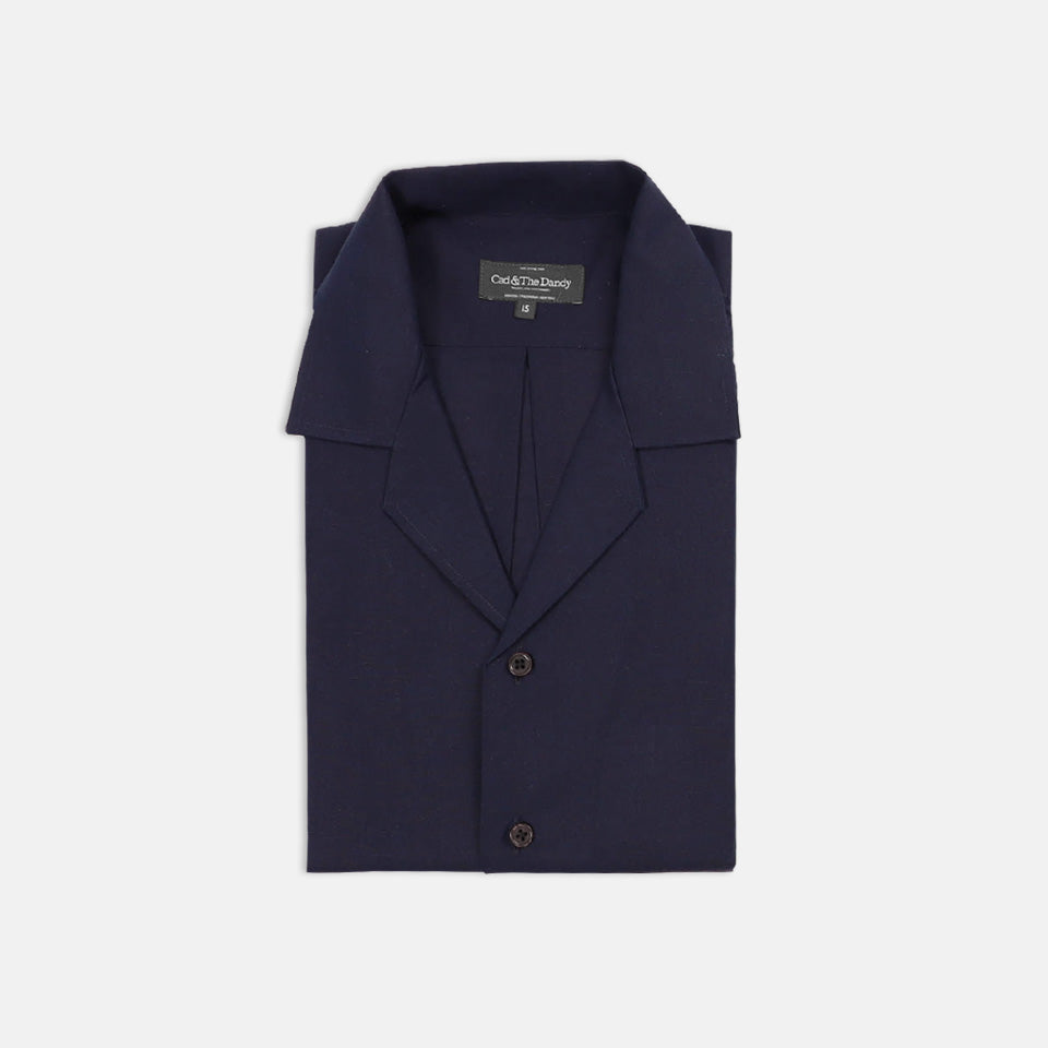 Riviera Collar Shirt In Linen