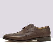 REVERSO SADDLE CALF DARK BROWN