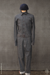 Lindbergh Flight Suit Cotton Linen Denim S M L