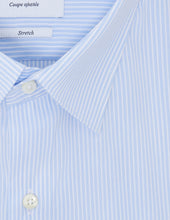 Chemise Ajust E Stretch Ray E Bleue