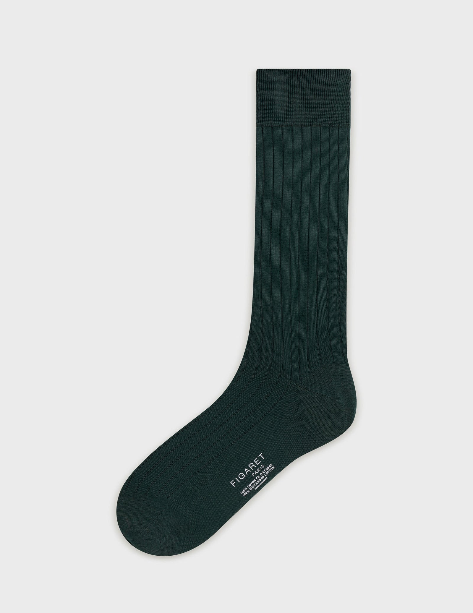 Chaussettes En Fil D Ecosse Vert