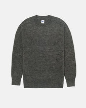 Grey Wool Crewneck Sweater Trim Fit