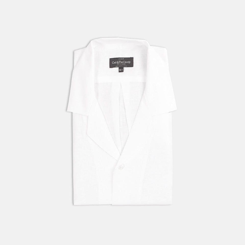 Riviera Collar Shirt In Linen