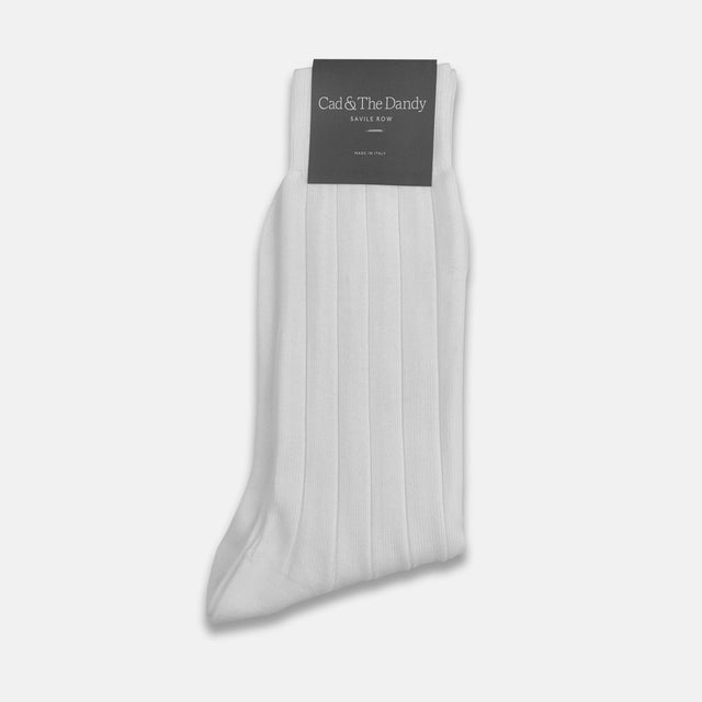 Sport Socks in Off White Cotton