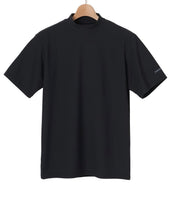 Mock neck golf top with logo