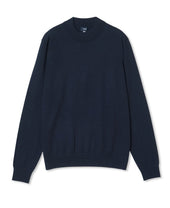 FF30G Mock Neck Sweater Super Extra Fine Merino
