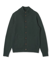 Stand Collar Cardigan Extra Fine Merino