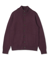Stand Collar Cardigan Extra Fine Merino