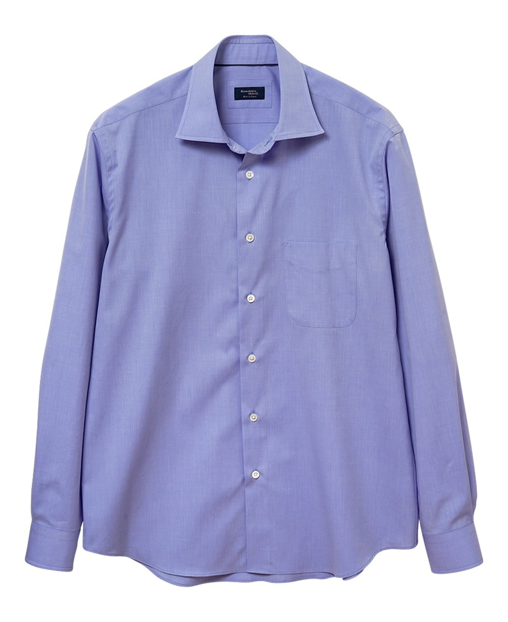 Casual Broadcloth Wide Collar Solid