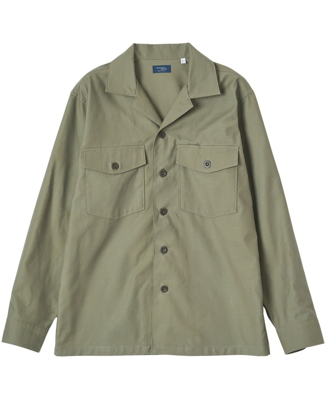 Cotton Back Satin Utility Shirt