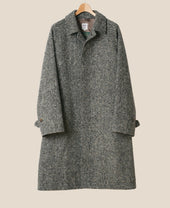 ONE PIECE SLEEVE BALMACAAN COAT DONEGAL TWEED