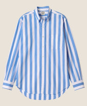 Vintage Ivy Blue Bold Stripe Shirt