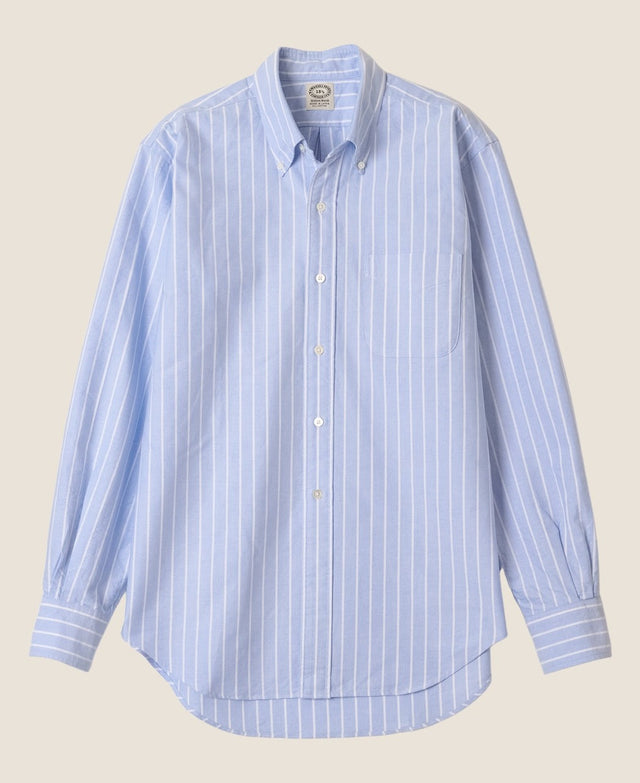 Vintage Ivy Blue Blazer Stripe Oxford Shirt