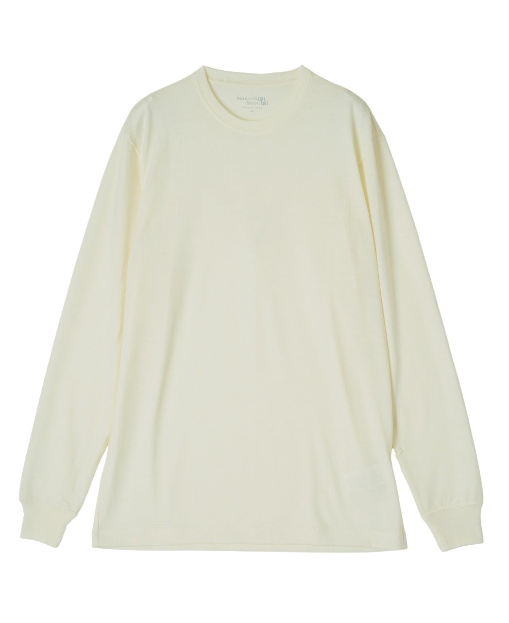 Merino Wool Crew Neck Long Sleeve T Shirt