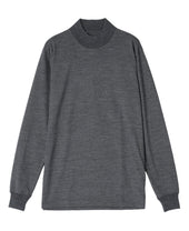 Merino Wool Mock Neck T-Shirt