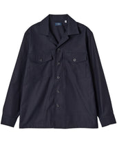 Cotton Back Satin Utility Shirt