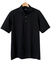 Piqu Polo Shirt Spread Collar