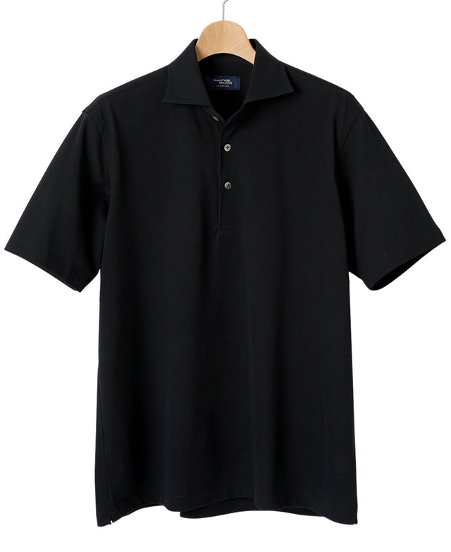Piqué Polo Shirt Spread Collar