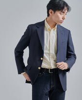 3-Button Wool Jacket