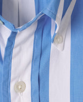 Vintage Ivy Blue Bold Stripe Shirt
