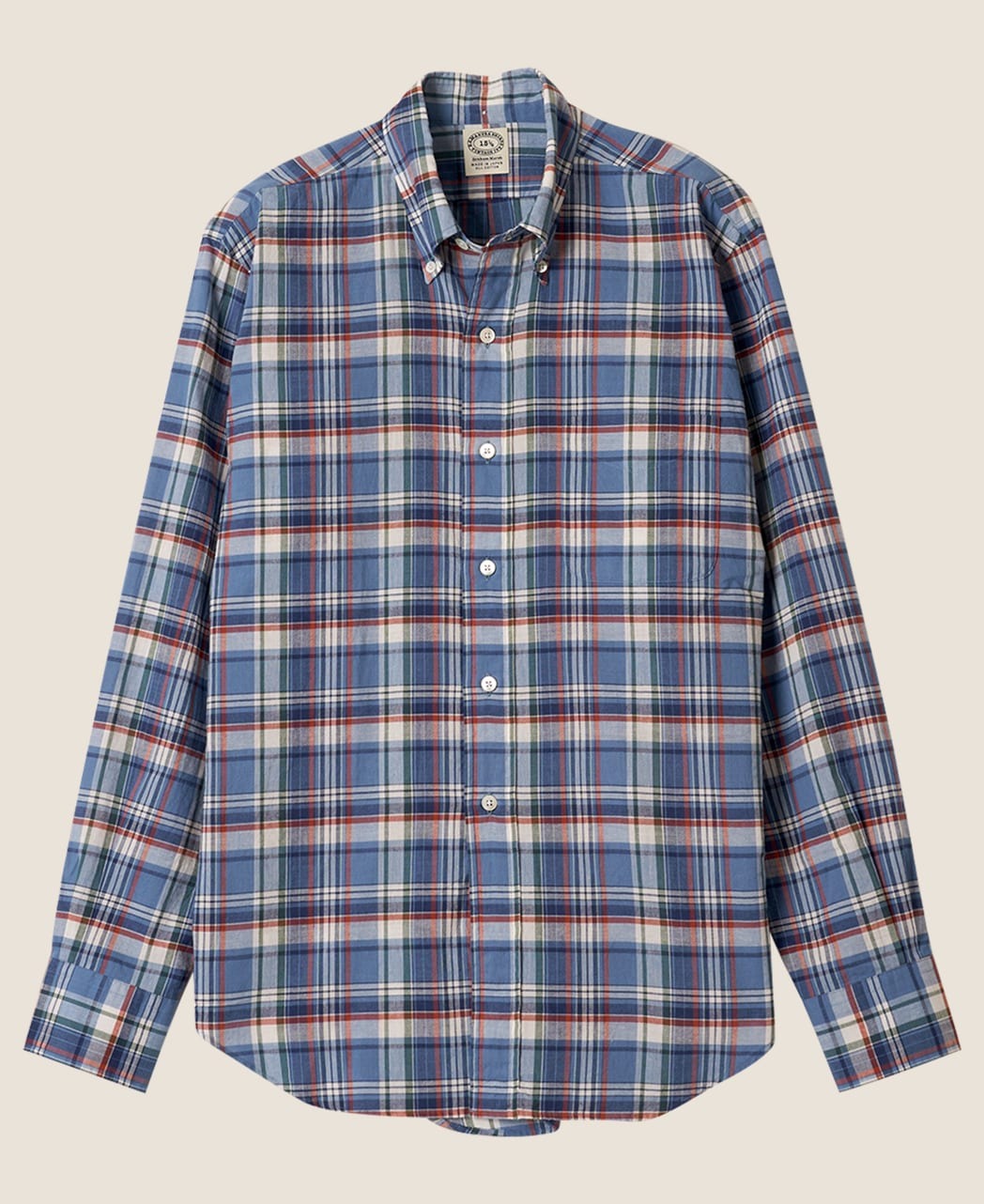 Vintage Ivy Organic Indian Cotton Madras Check Shirt