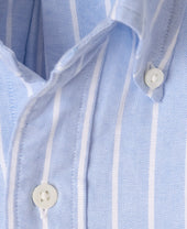 Vintage Ivy Blue Blazer Stripe Oxford Shirt