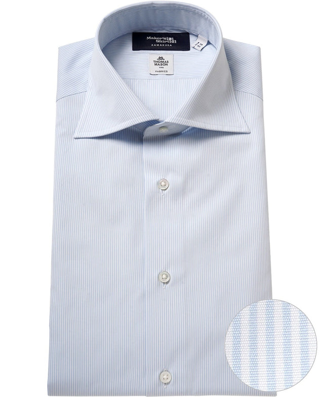 TOKYO SLIM FIT - Spread Broadcloth THOMAS MASON