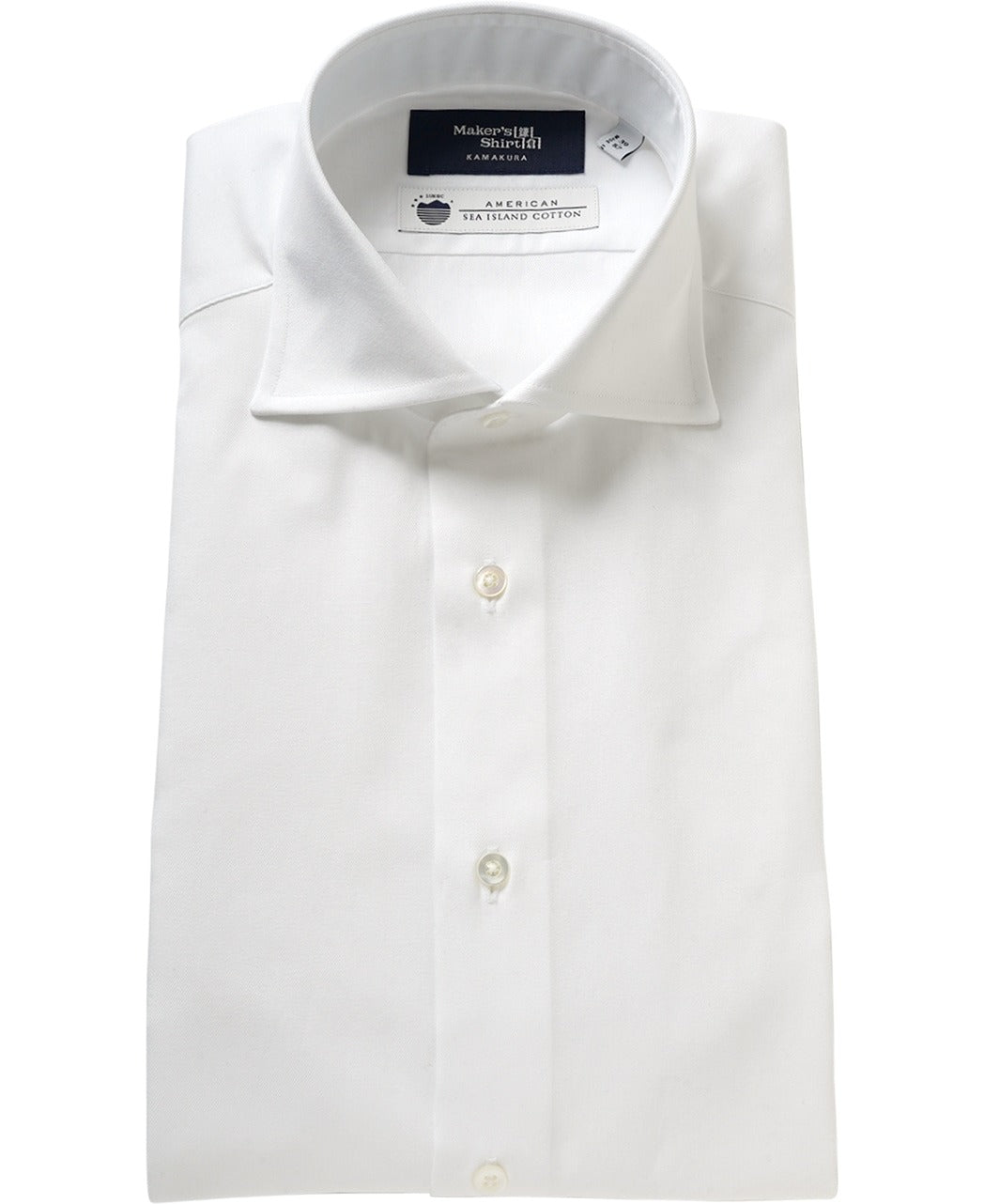 Tokyo Slim Fit Italian Spread Sea Island Cotton Twill