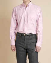 Vintage Ivy Pink Solid Oxford Shirt