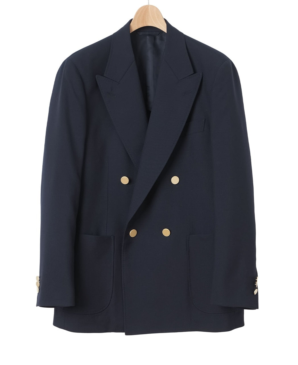 4-Button Wool Double Jacket