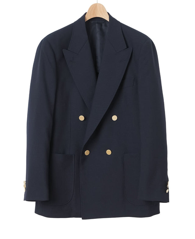 4-Button Wool Double Jacket
