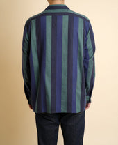 BOLD Multi Stripe Open Collar Shirt